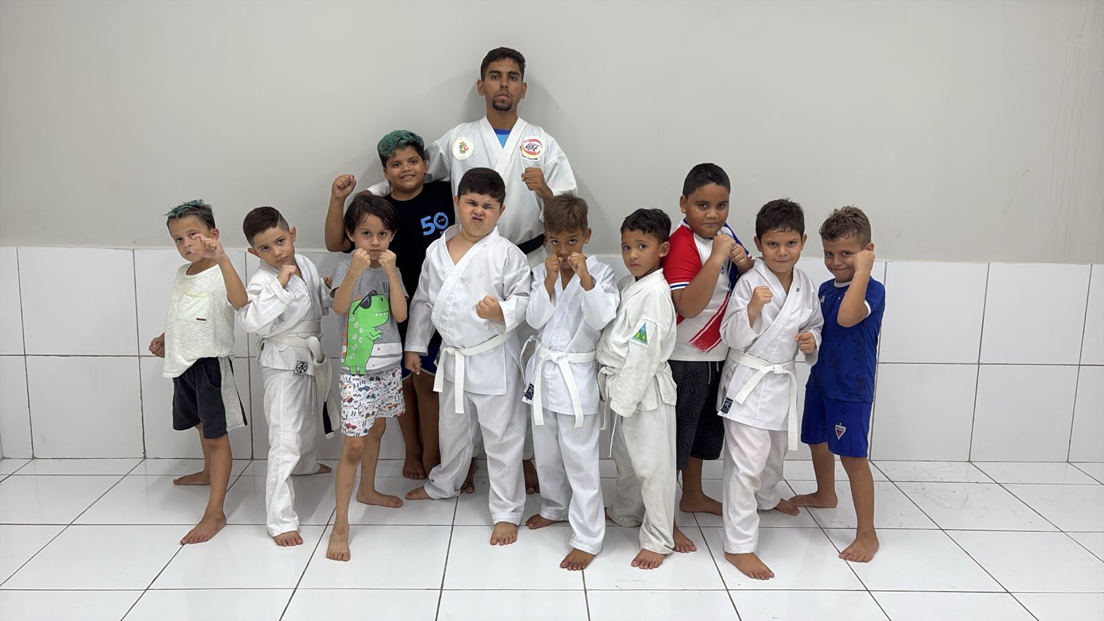 Treino de karatê
